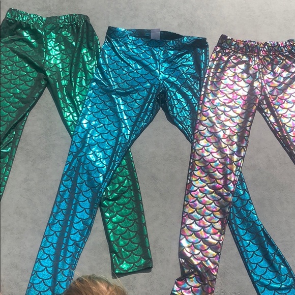 🧜🏽‍♀️ Metallic mermaid legging bundle 🧜🏽‍♀️ - Picture 2 of 8